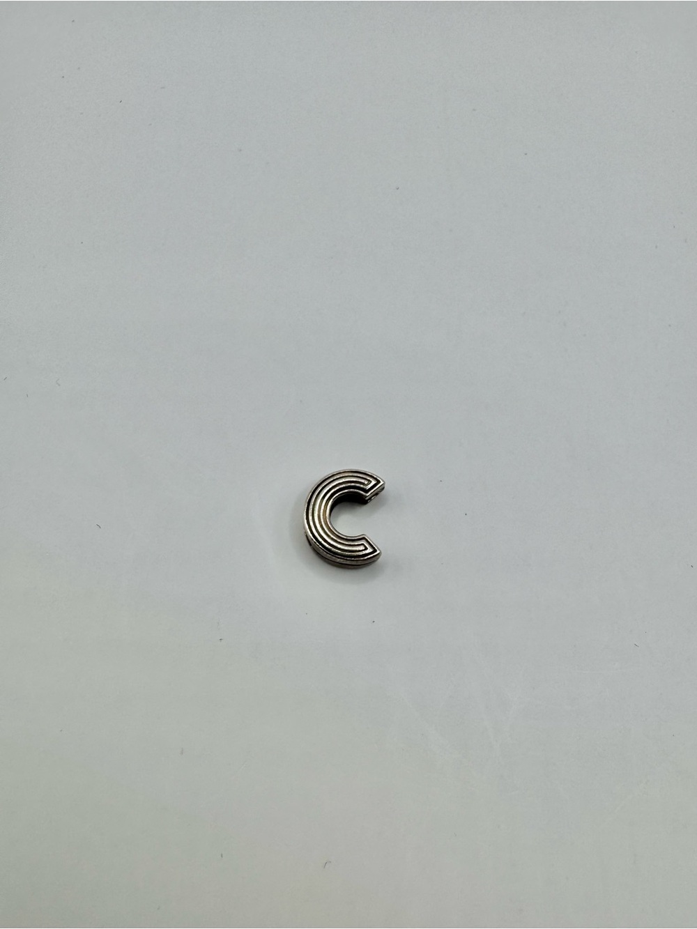 Pandora Reflexions Letter C Clip Charm Sterling Silver – Retired